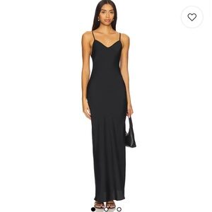 ALLSAINTS Bryony Maxi Dress in Black Size US 12